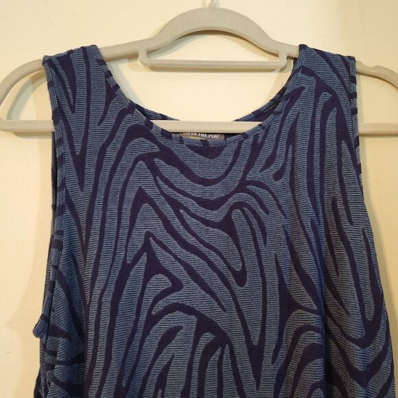 A Pea in the Pod maternity midi dress sz M special occasion stretchy sleeveless - Picture 4 of 7